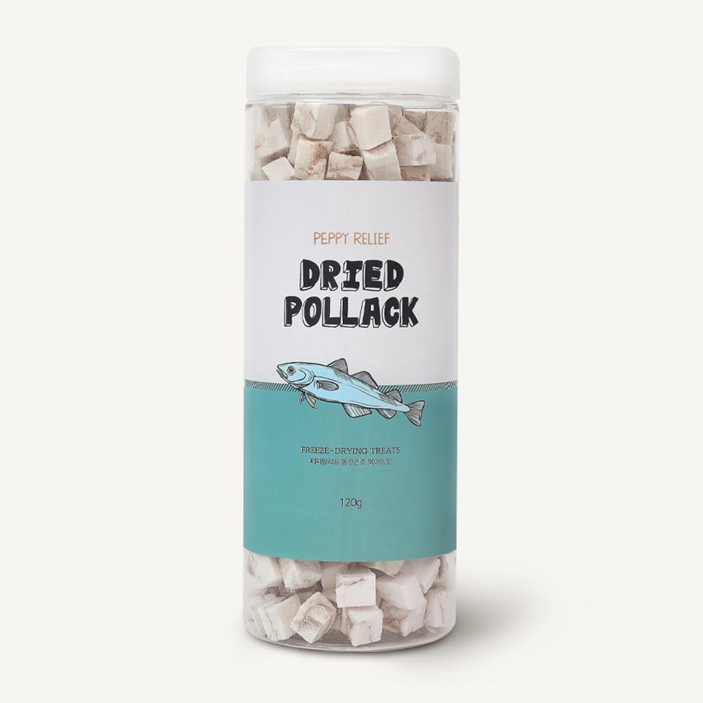페피릴리프 북어트릿 대용량(120g) 동결건조간식 강아지 고양이 트릿