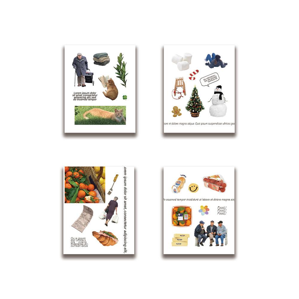 [ mini object ver.6 ] 오브제스티커 오브제 다이어리꾸미기 다꾸 다꾸스티커 스티커 스크랩