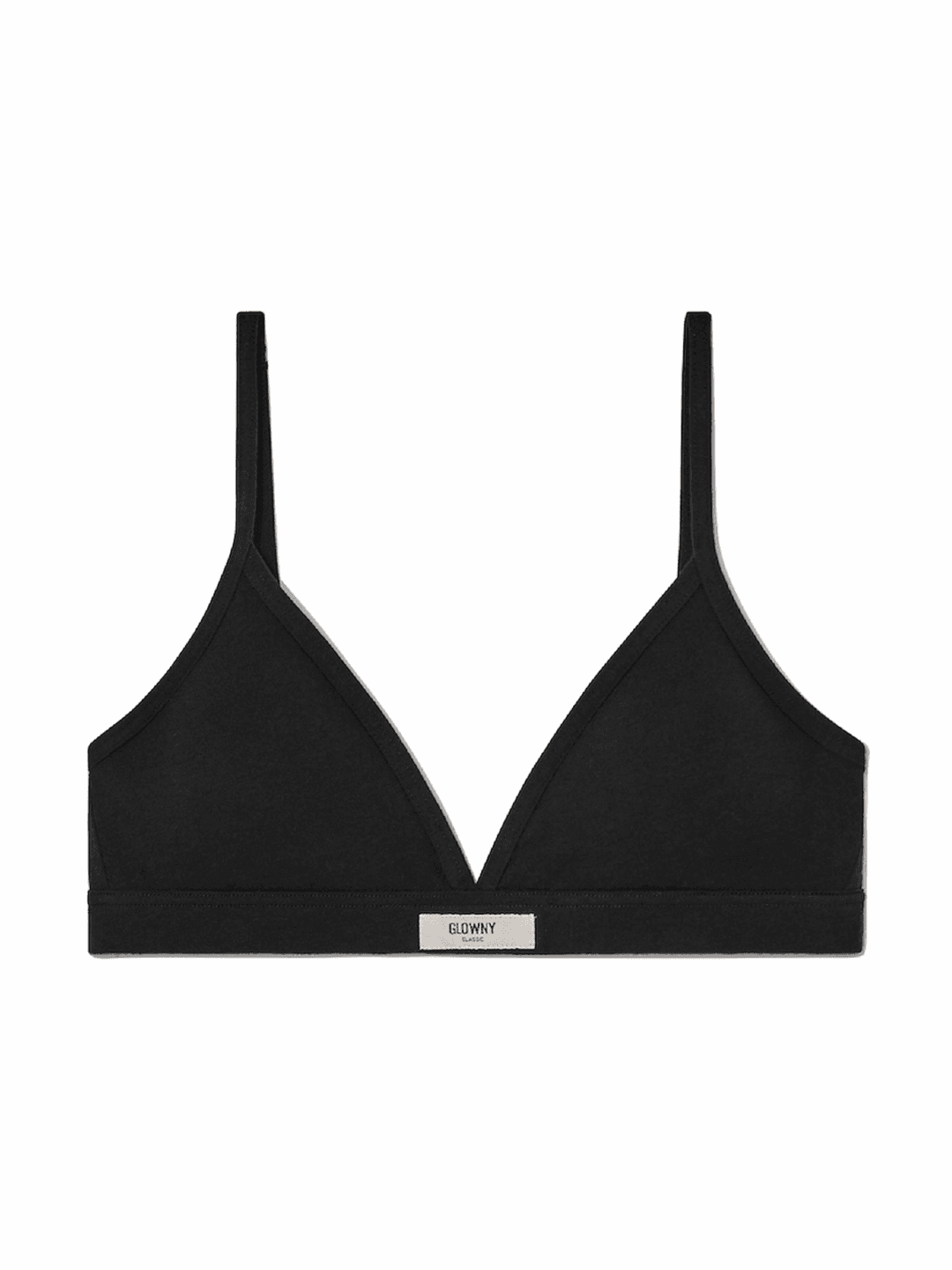G MODAL TRIANGLE BRA (BLACK)