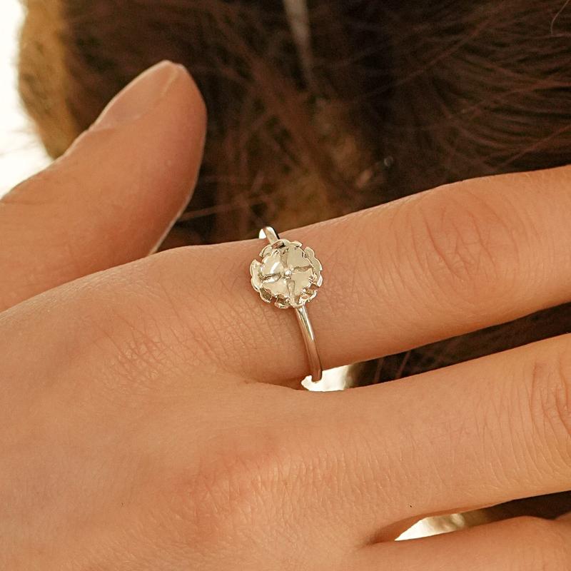Lisianthus ring 리시안셔스 반지 꽃반지