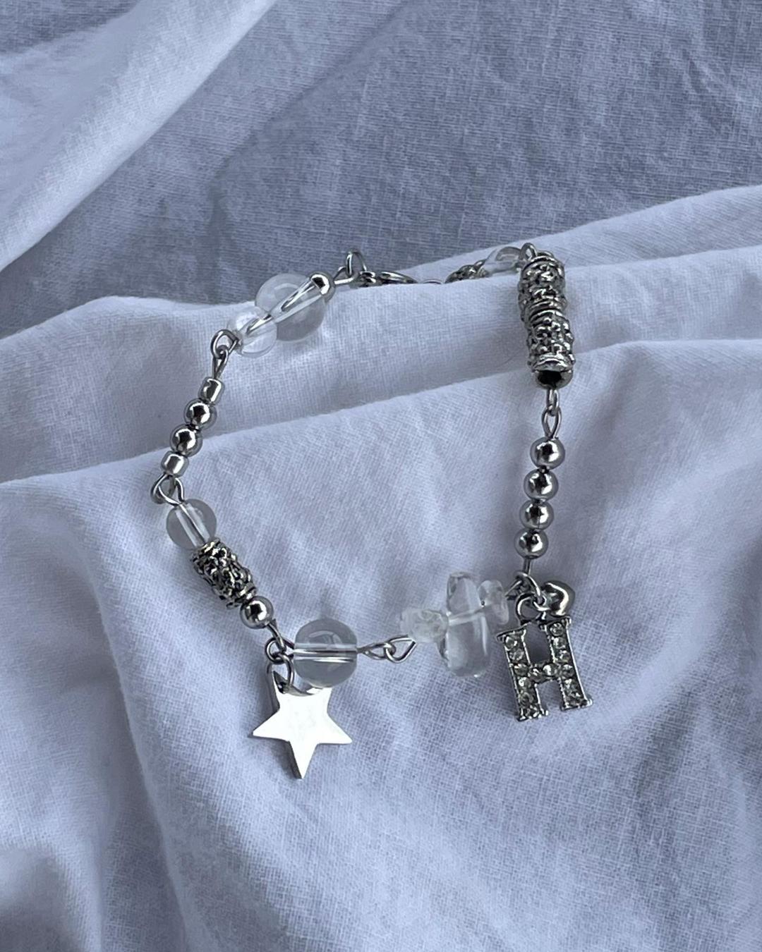 *star initial bracelet*
