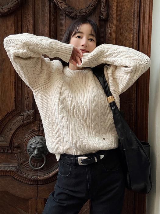 Cable Pullover NEK4WPA33