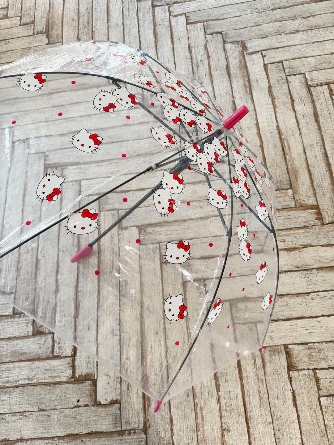 [스튜디오 반느] 레드 키티 장우산(RED KITTY LONG UMBRELLA)