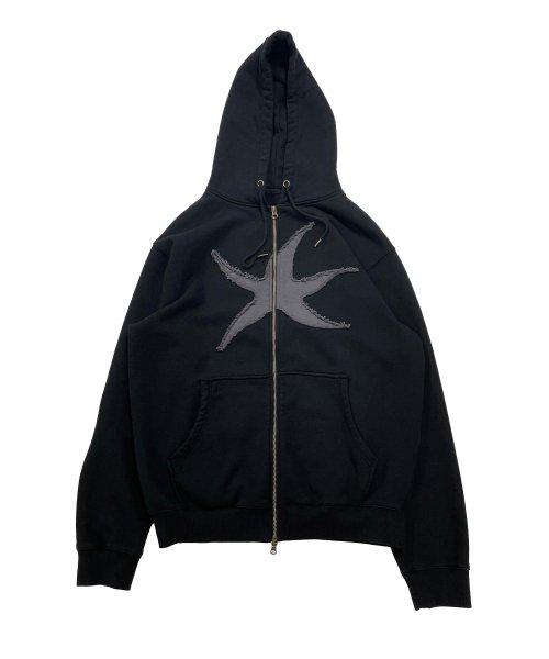 더콜디스트모먼트(THE COLDEST MOMENT)  TCM starfish hooded zip-up (black) - 사이즈 & 후기 | 무신사