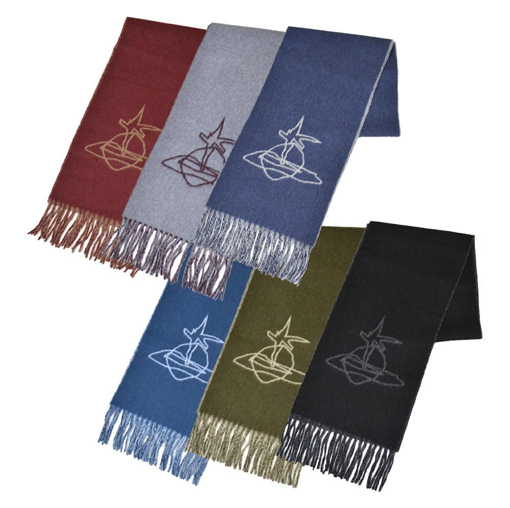 비비안웨스트우드 울 머플러 리버시블 목도리 커플 남녀공용 겨울 선물