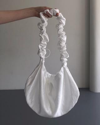 satin string hobo bag (2color)