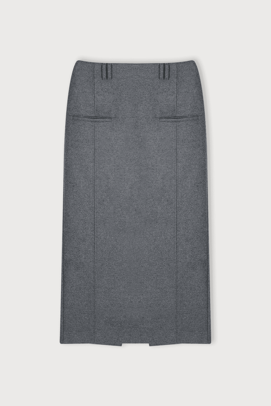 WOOLEN H-LINE SKIRT