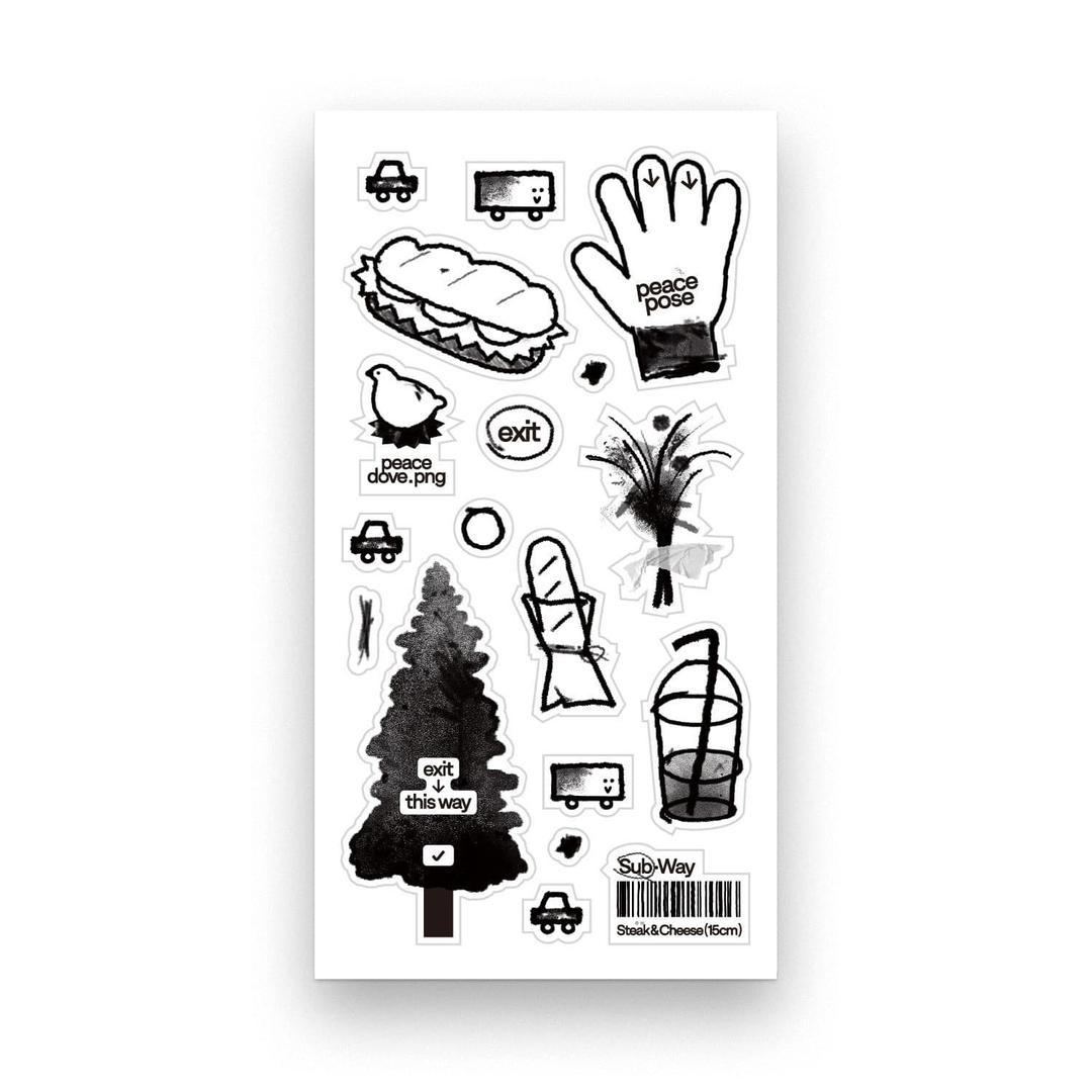 layered sticker 3. Park