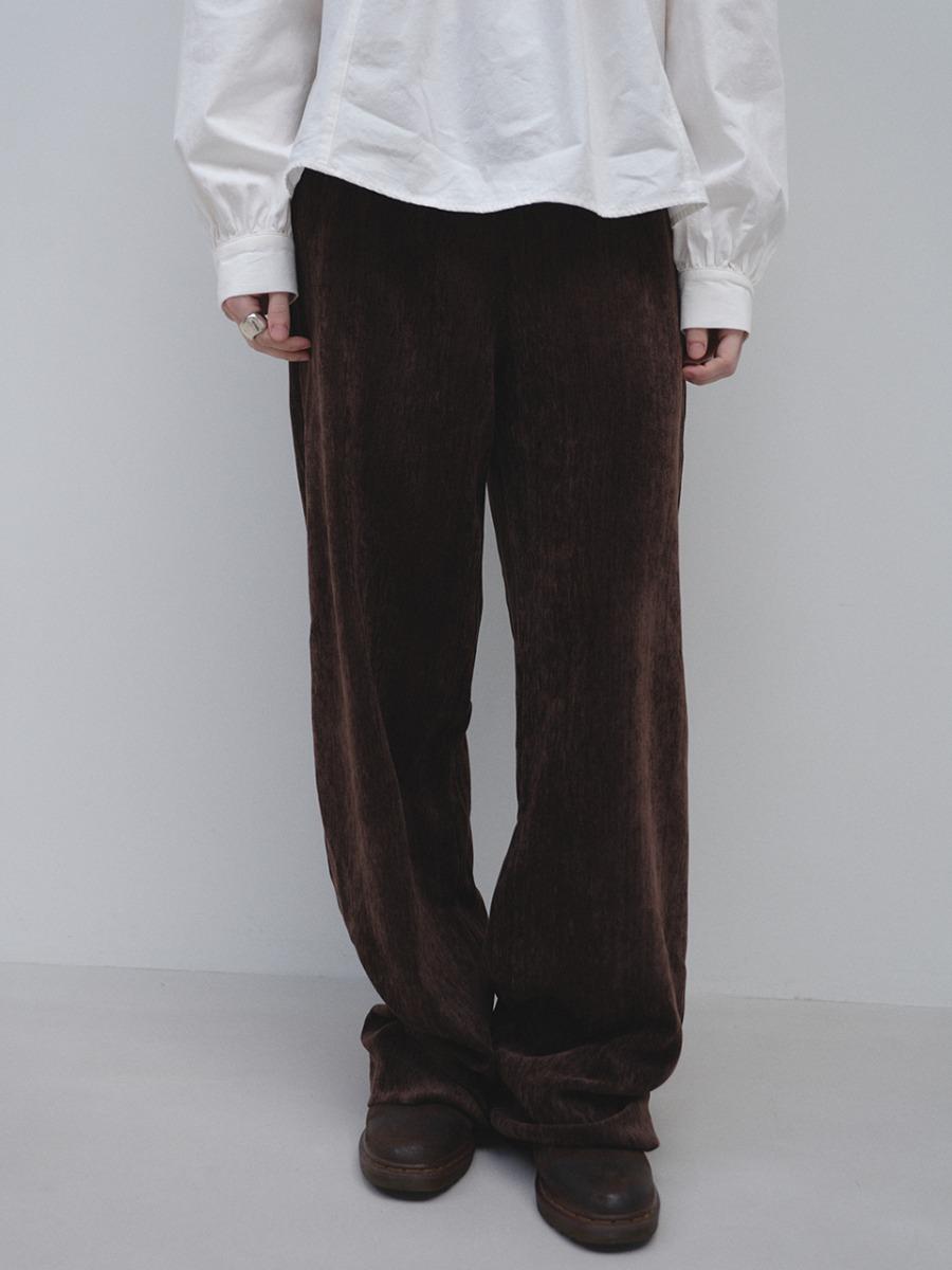 Velour banding pants _ 3 colors