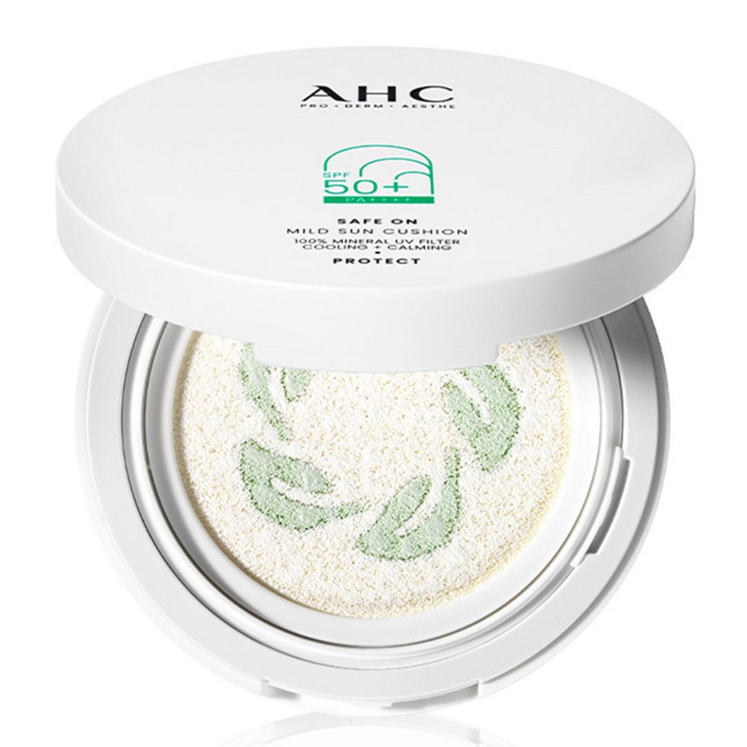 AHC 세이프온 마일드 선쿠션 SPF50+ PA++++, 25g, 1개 - 파우더/파우더팩트 | 쿠팡