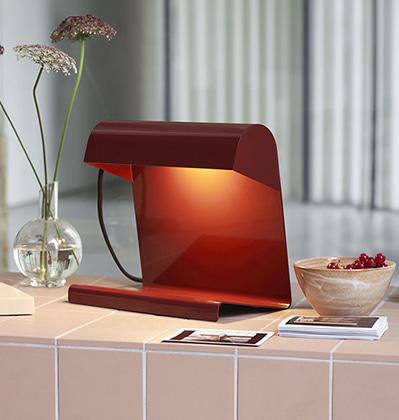 비트라 조명 드 뷔로 재패니즈 레드 램프 장프루베 테이블 조명 Vitra