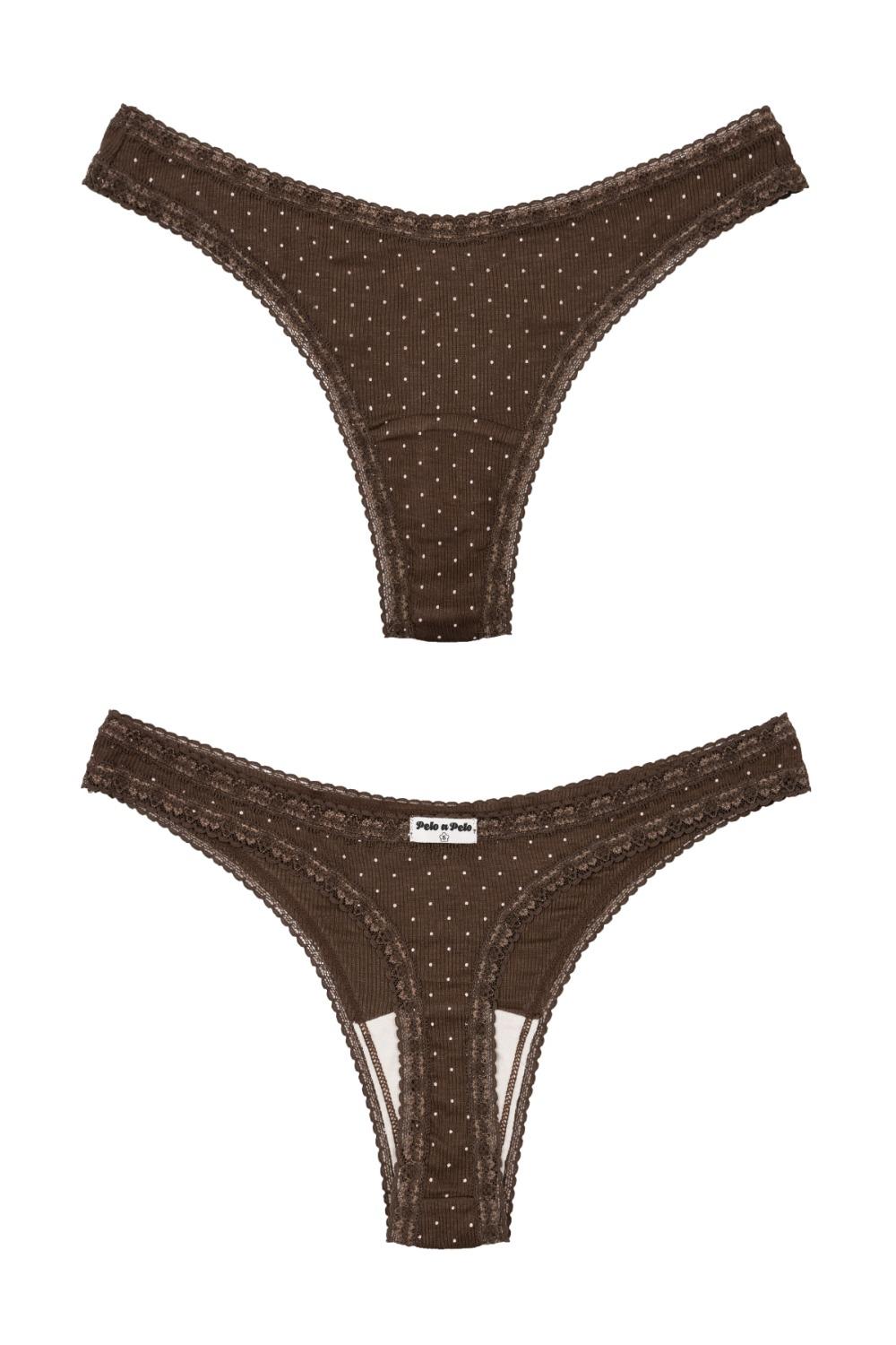 5 Color_프리클 T-Back [Brown]
