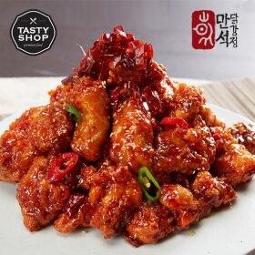 [만석닭강정] (순살)핫끈한맛(10월 28일 도착 예정)
