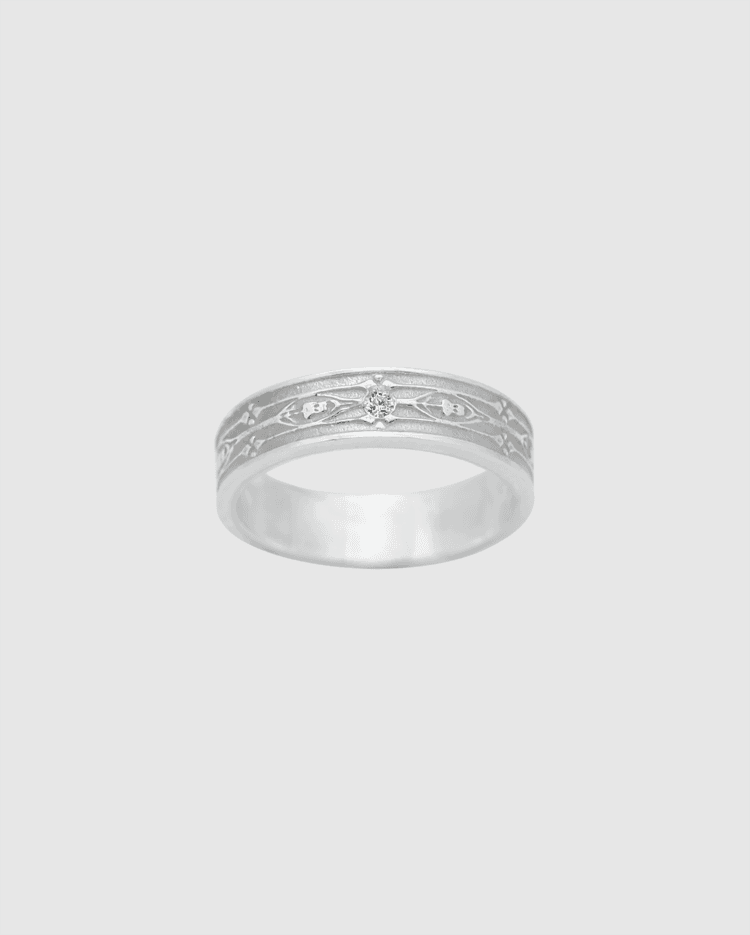 Iris etching couple ring 아이리스 에칭 커플링(여성용)