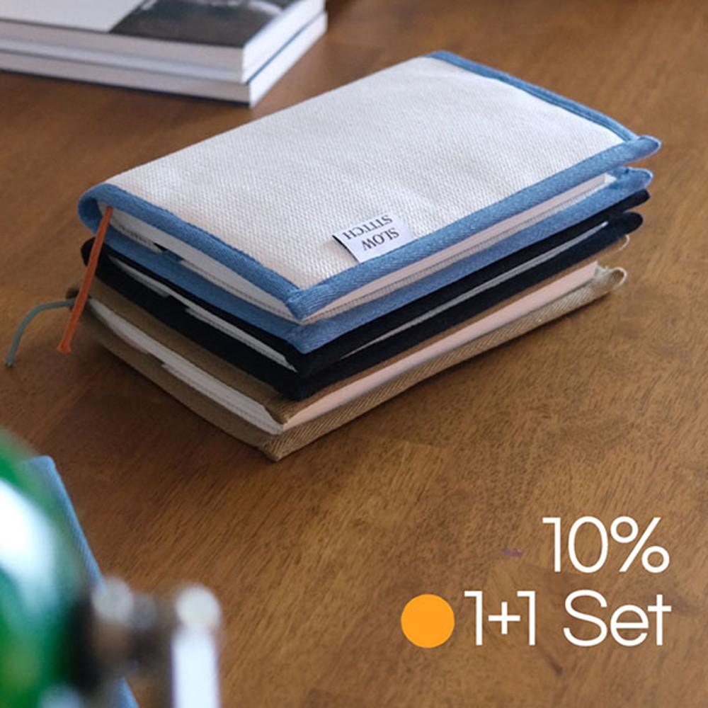 세트상품 할인 슬로우스티치 프레임 북커버 1+1