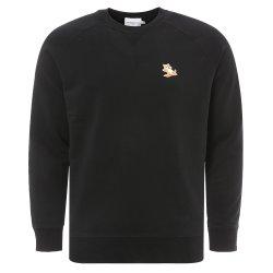 [메종키츠네] [정상가 :  301,500원 ]23SS GU00342KM0002 BK 메종키츠네 클래식크루 폭스패치 맨투맨