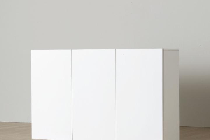 플레인 책장 3도어