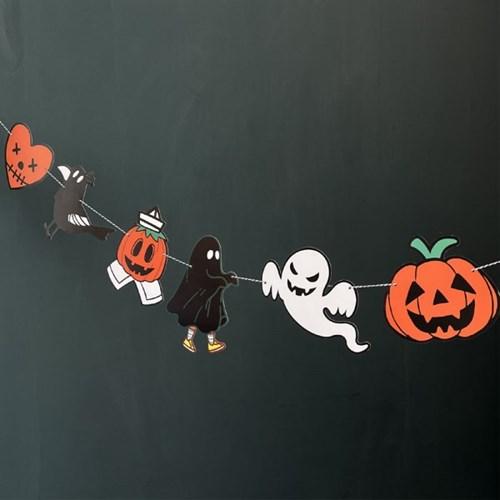 할로윈 프랜즈 종이 가랜드