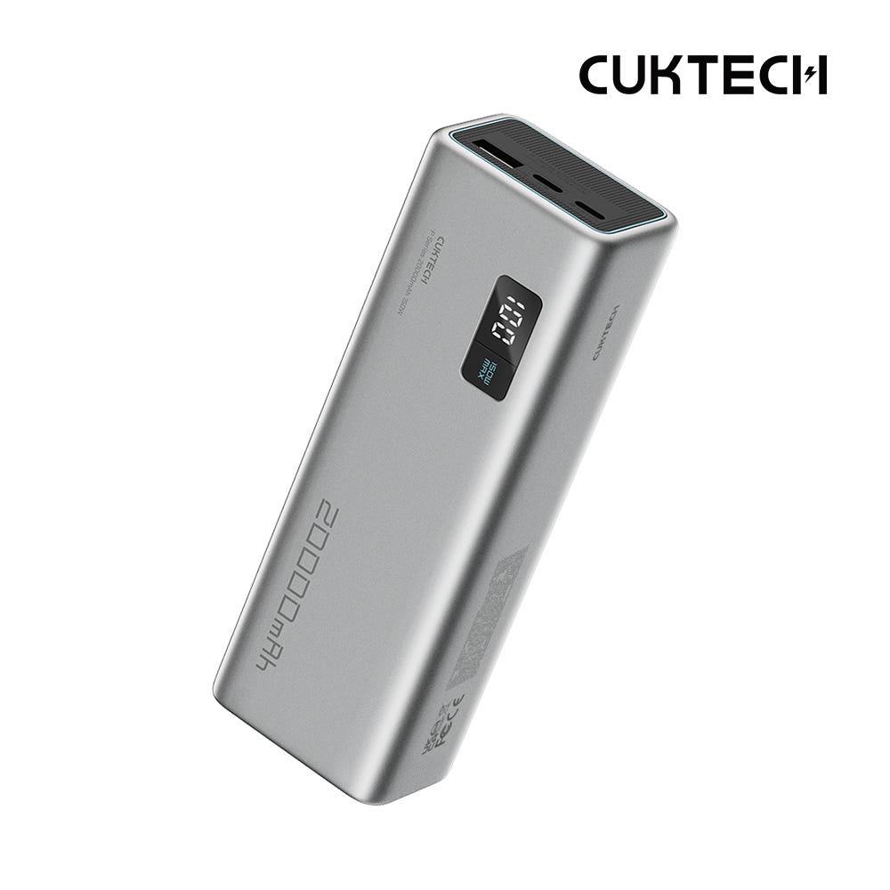 쿡테크 15 파워뱅크 150W 고속충전 대용량 노트북 보조배터리 20000mAh+240W C타입 고속 충전 케이블 세트/기내반입