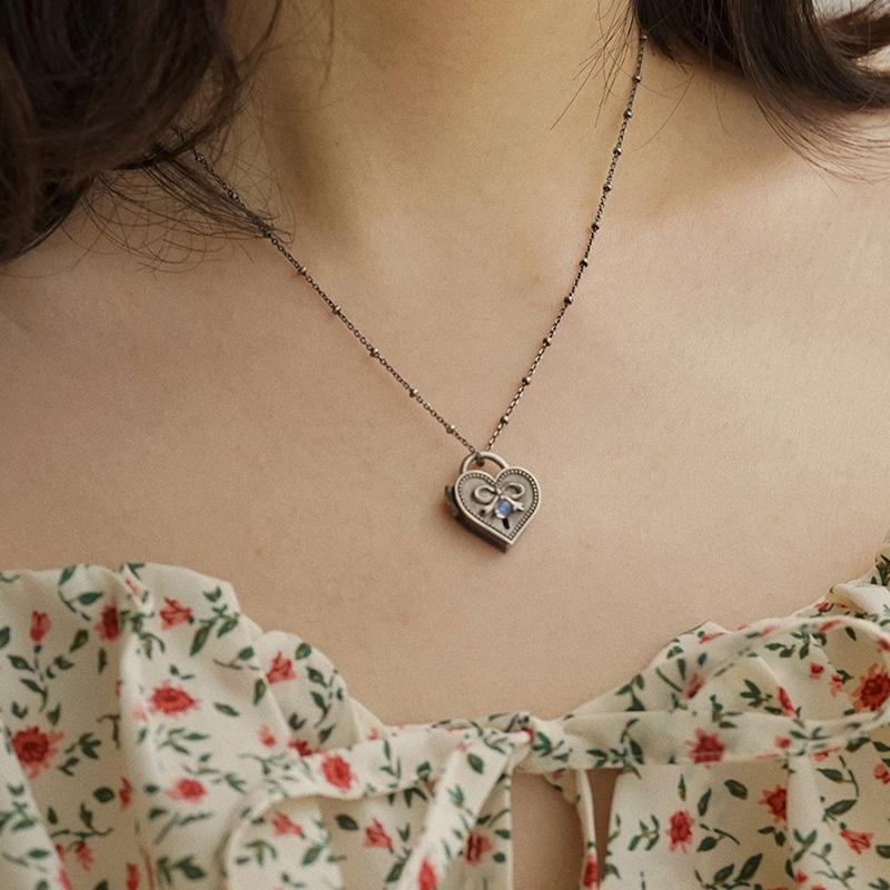 Heart-lock 로켓 목걸이