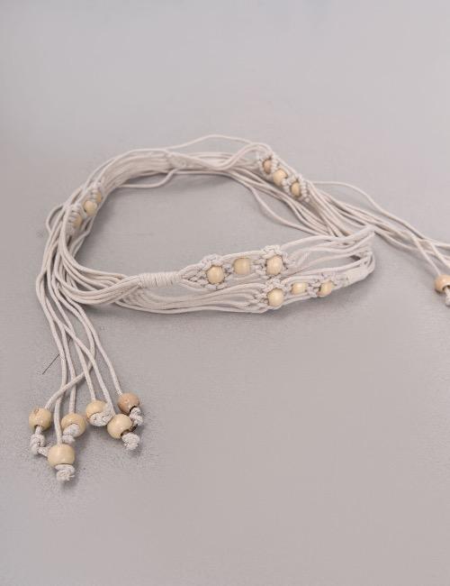 로웨어 ethnic ball strap belt