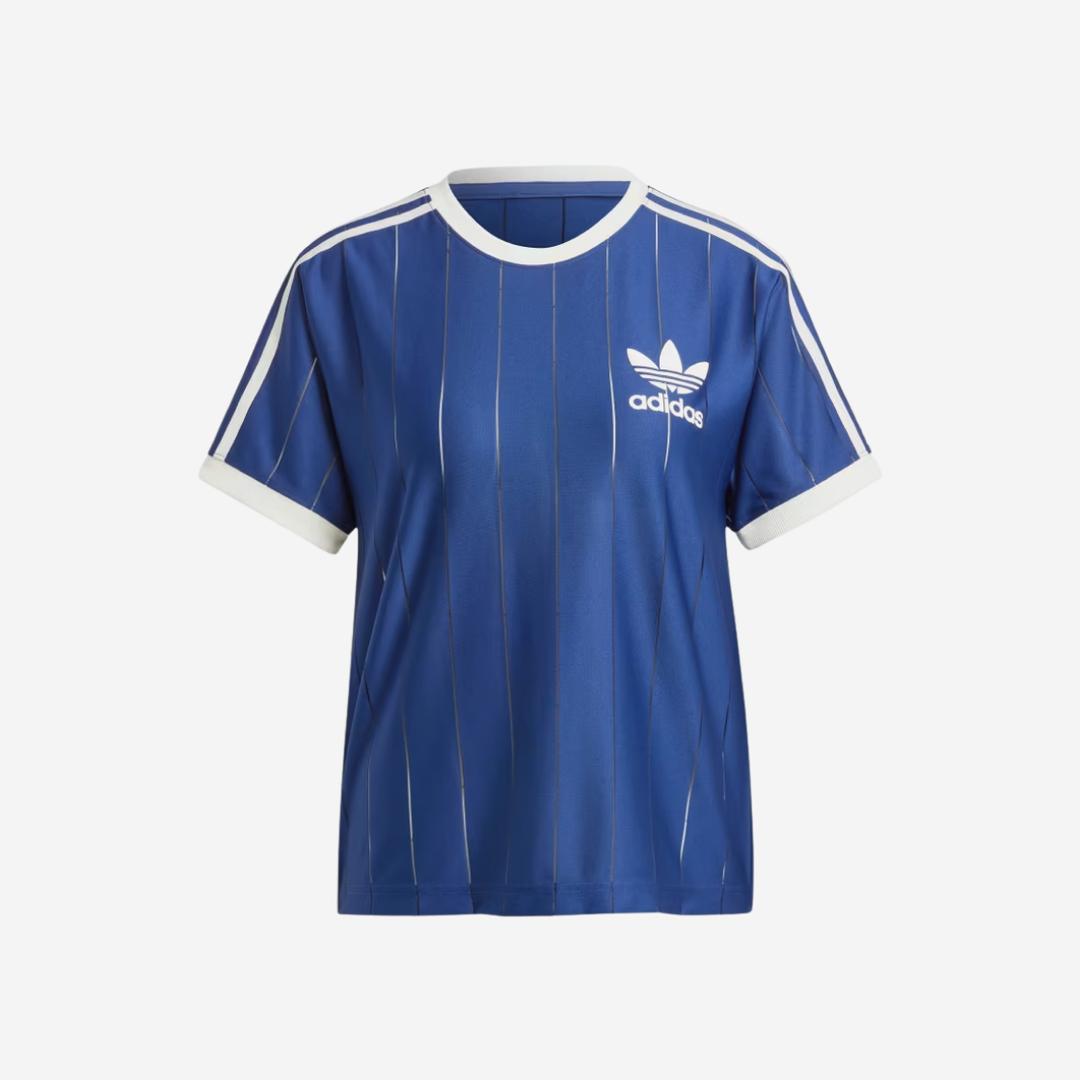 (W) Adidas 3S T-shirt Dark Blue - KR Sizing