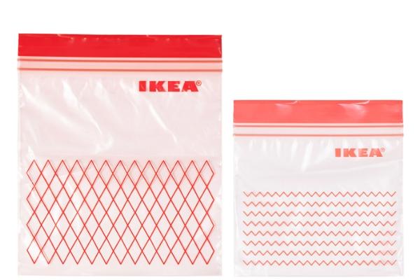 ISTAD 이스타드 지퍼백 레드 60개