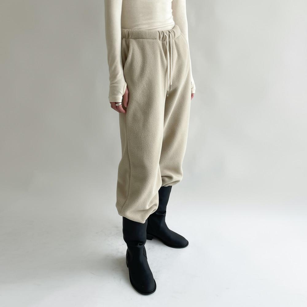 플리스 기모 스토퍼 조거 팬츠 (3color)