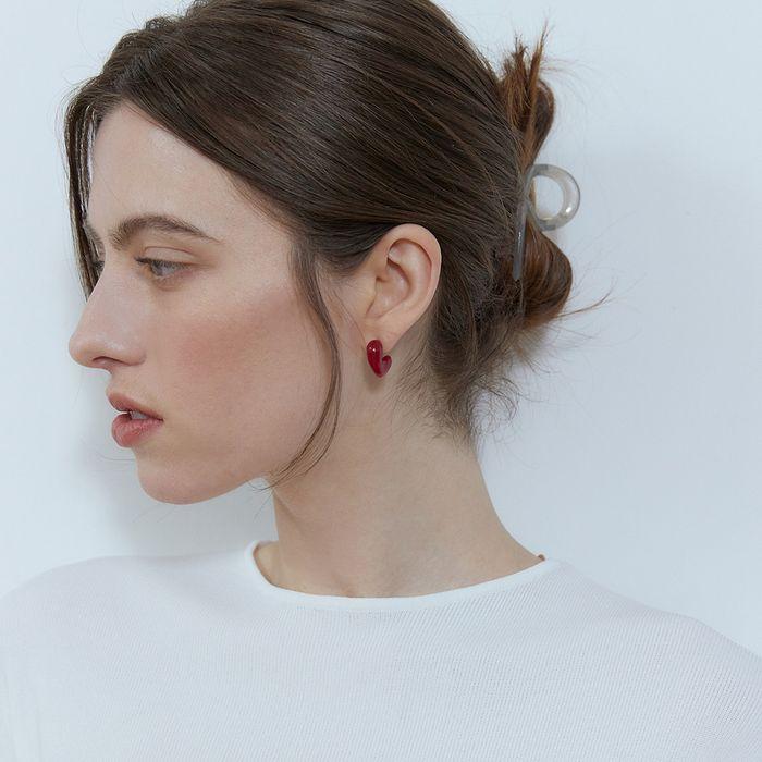 Pod acrylic earring - 4color