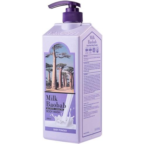 밀크바오밥 대용량 바디워시 베이비파우더향, 1000ml, 1개