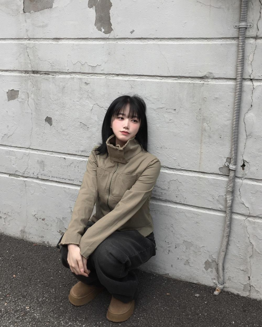 언버티 road washed cotton short jk