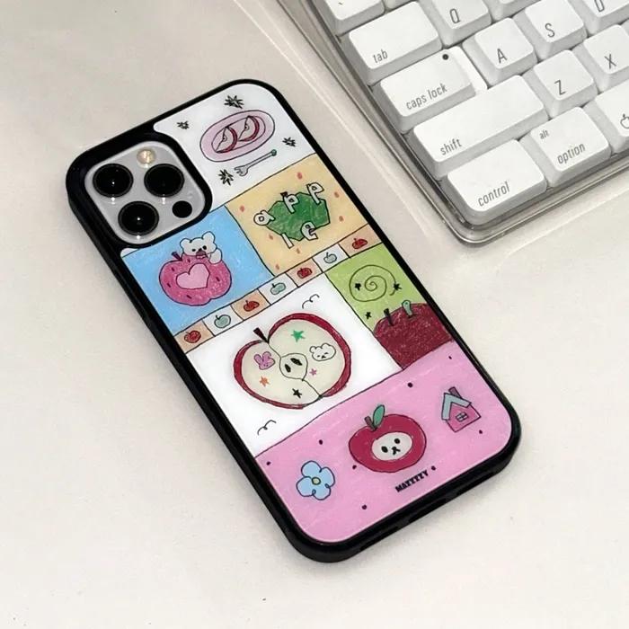 [Magsafe]Apple Muffin Patchwork glass case
