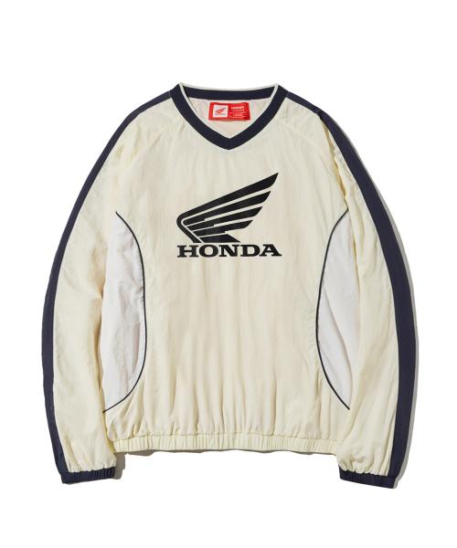 Honda Sporty Line Track nylon Long sleeve_Ivory