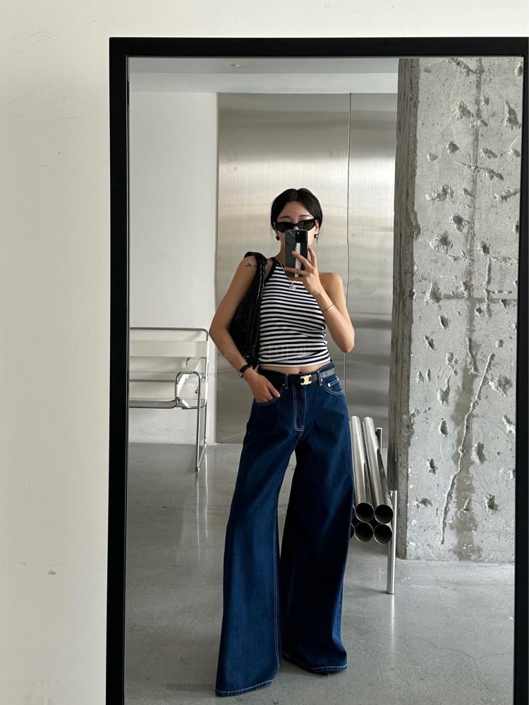 버킨 와이드데님팬츠