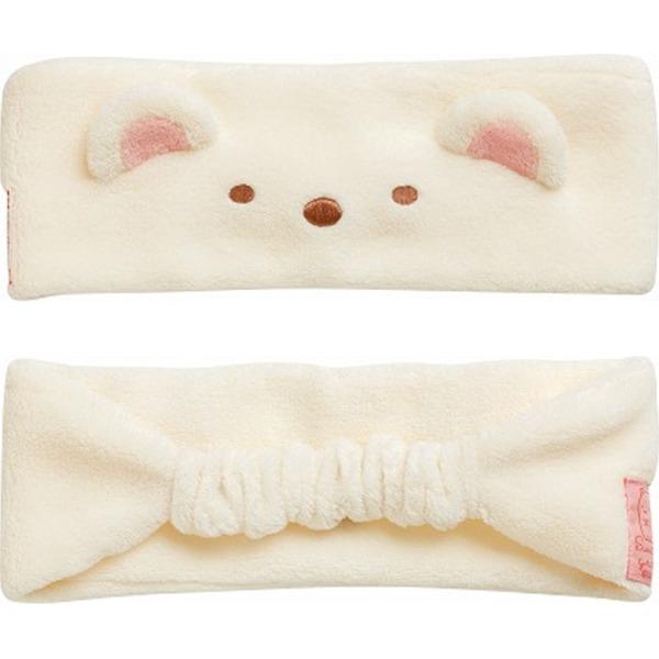 (일본) 스밋코구라시 입체 메이크업머리띠 세안터번 헤어밴드 (시로쿠마)