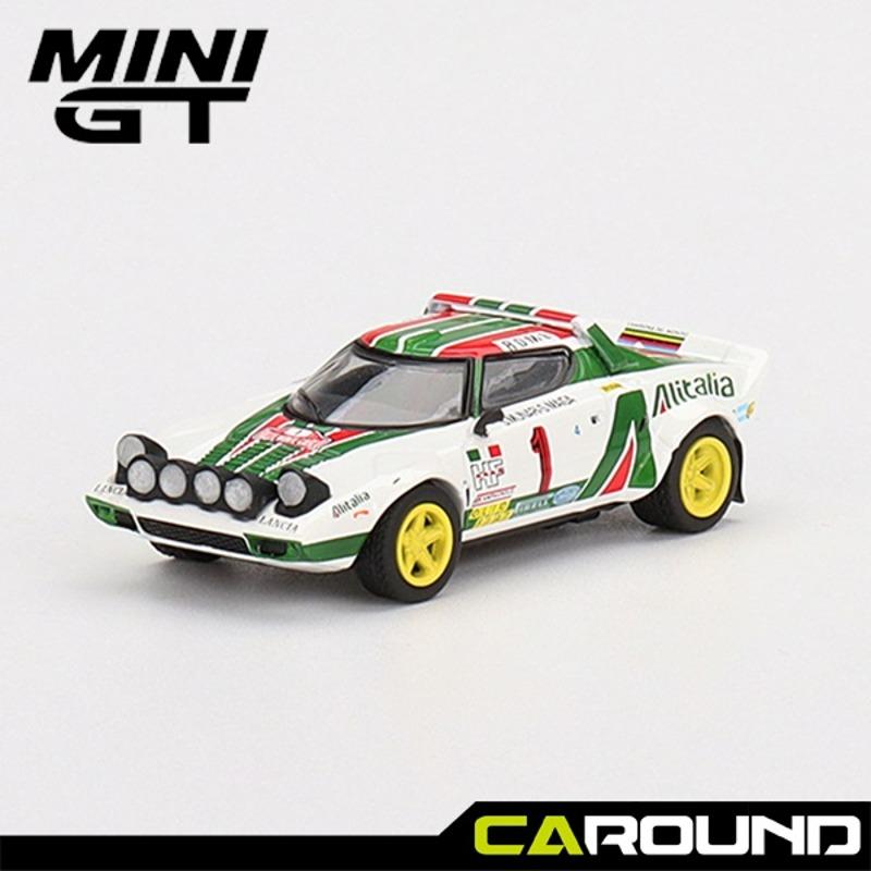 미니지티(422) 1:64 란치아 스트라토스 HF 1977 몬테카를로 랠리 우승 No.1