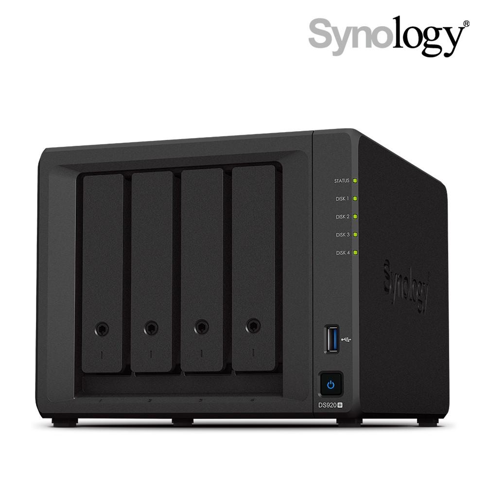 시놀로지 DS920+ SYNOLOGY NAS 4BAY 나스 [우체국무료특송+당일발송+3년보증정품]