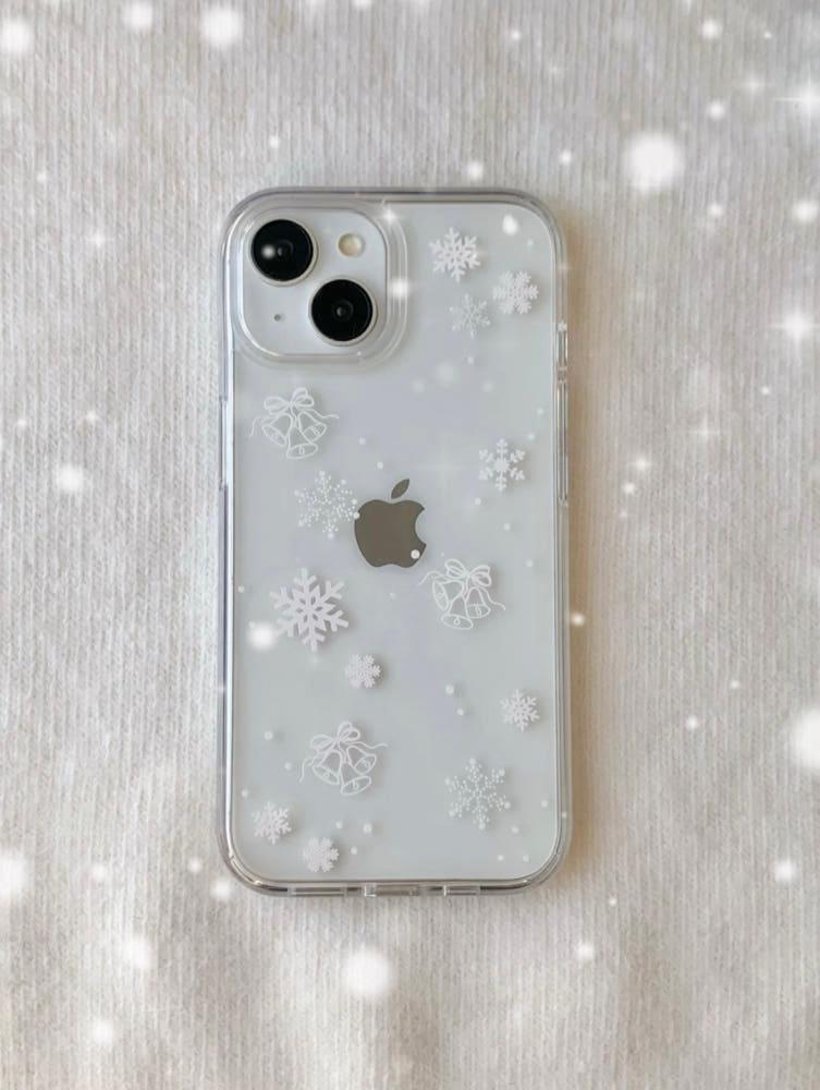 스노우 겨울 눈꽃 케이스 아이폰 15