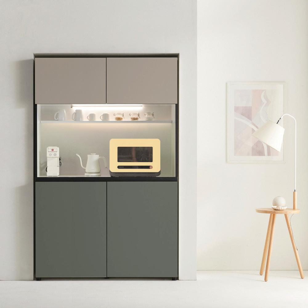 트리니홈 피크 홈카페 수납장 1200 비스포크 냉장고장 오브제 주방 다용도 부엌 장식장 홈카페장