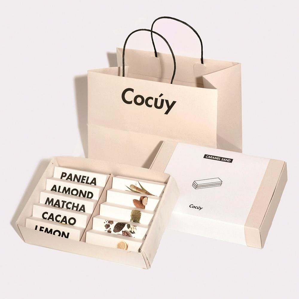 코쿠이 카라멜 샌드 10구 패키지 수제 답례품 쿠키 세트 수능