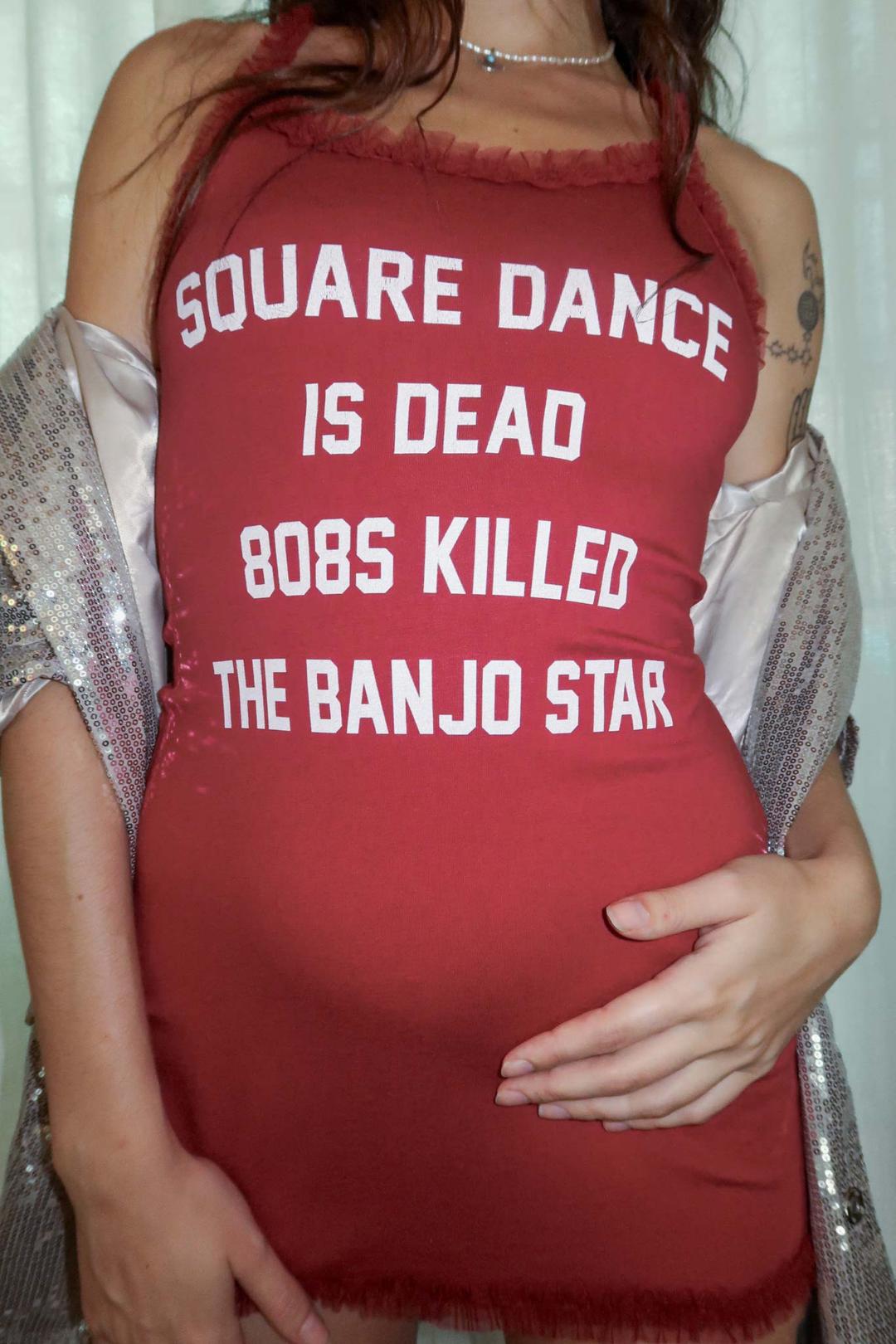 Acid Farm Mini Dress Red