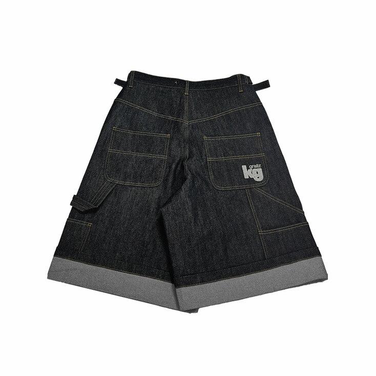 [GRAILZ X KOIN SEOUL] CARPENTER BERMUDA DENIM PANTS [INDIGO]