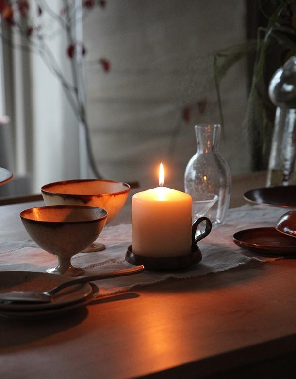 *2025 Holiday* Handled Candle Holder + Candle