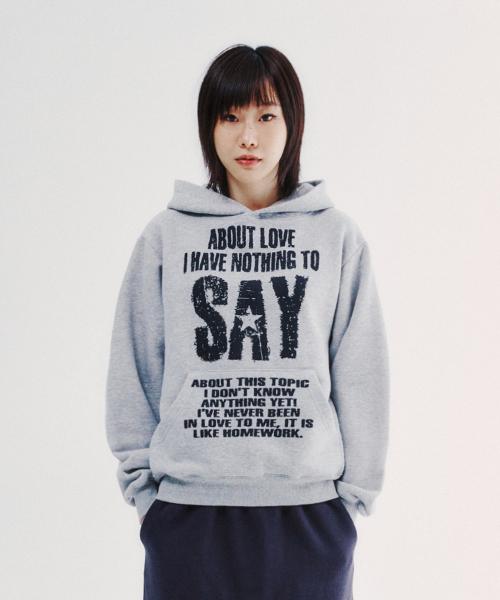 SAY HOODIE_GREY(IK2EFMM412A)