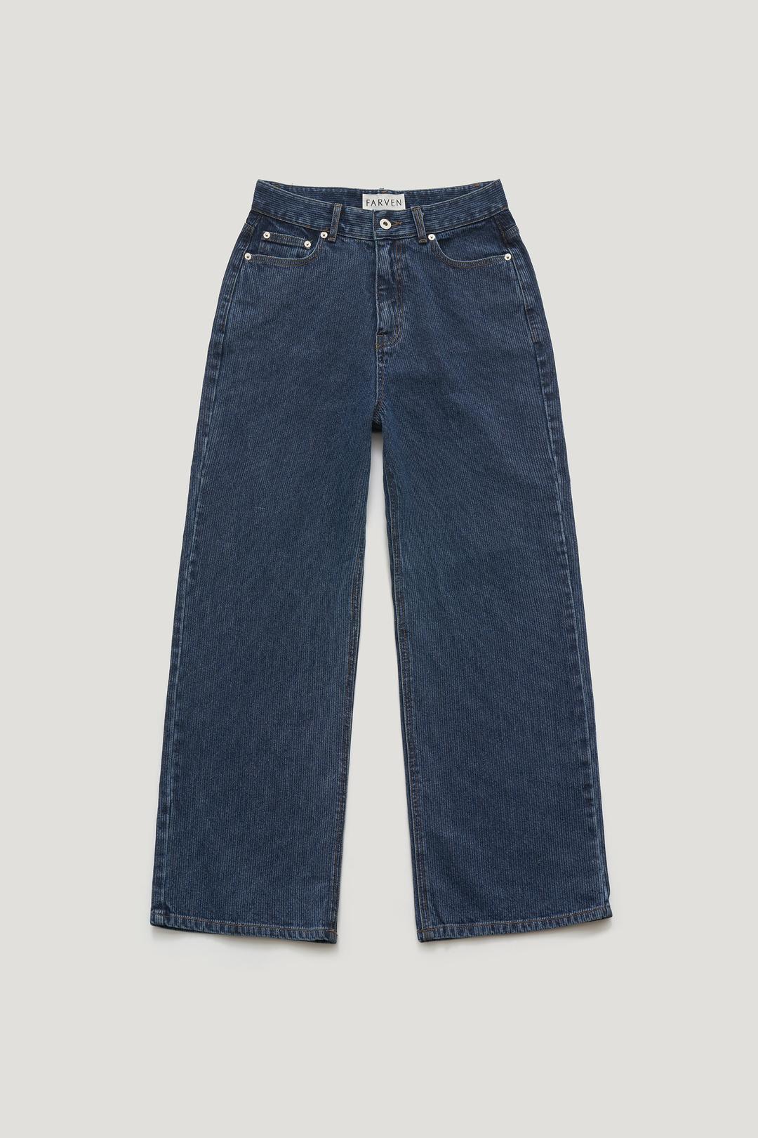 TES CORDUROY DENIM PANTS_STEEL BLUE / ₩129,000