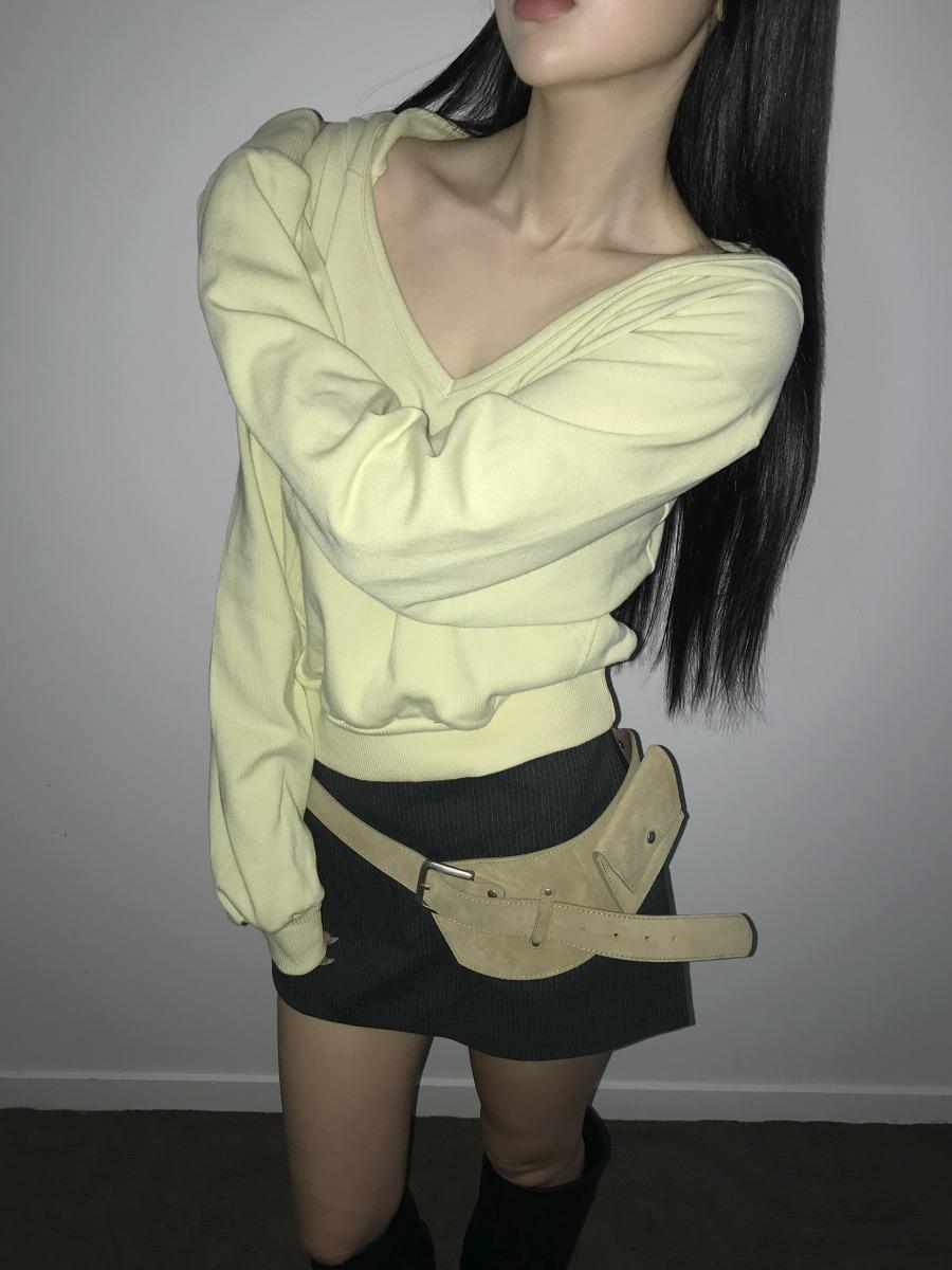 디에어타운 days v-neck hoodie(3 color)