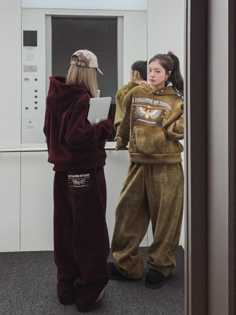 [밍크기모] 트러스트 벨벳 코듀로이 팬츠