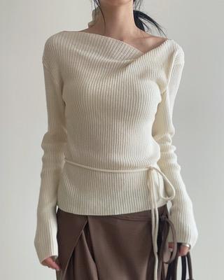 unbal drape strap golgie knit (4color)
