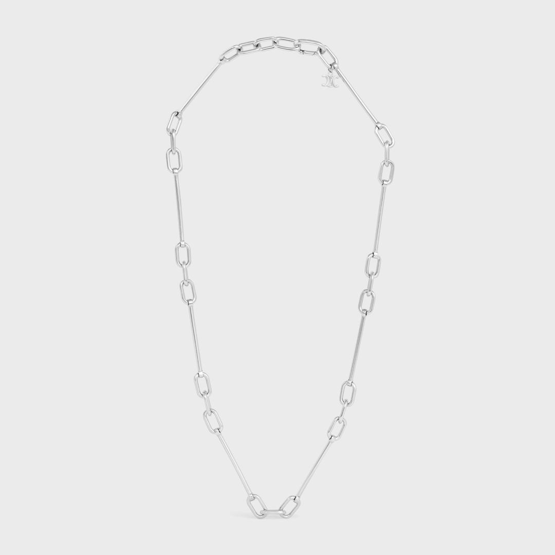 CELINE 참 목걸이 - 로듐 피니시 브라스