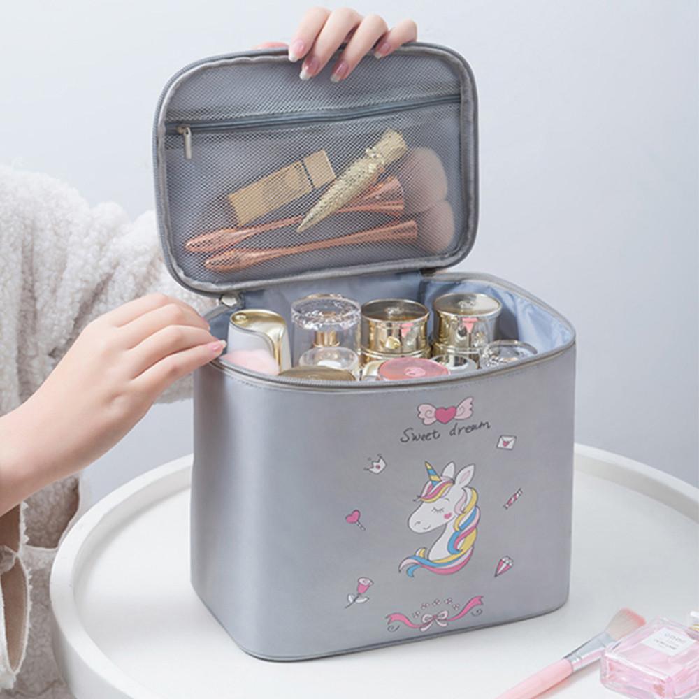 메이크업 뷰티 화장품 브러쉬 정리 파우치 방수 현장 출장 박스 가방 여행용 대용량 정리함